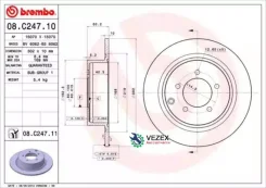 ���� ��������� ������ ��������������� Brembo 08C24710 08C24710 ����