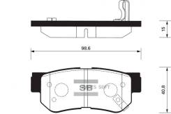    Sangsin Brake SP1117 SP1117 