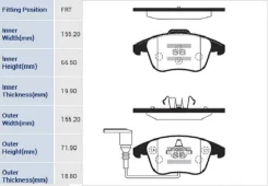 ������� �������� �������� VW Tiguan 1.4TFSi/2.0TFSi/2.0TDi 07 SP2264 SP2264 ����