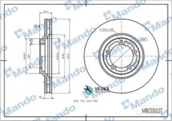 ���� ��������� Mitsubishi Pajero Sport 98- ������. (���. 2 ��. ) Mando MBC030139 MBC030139 ����