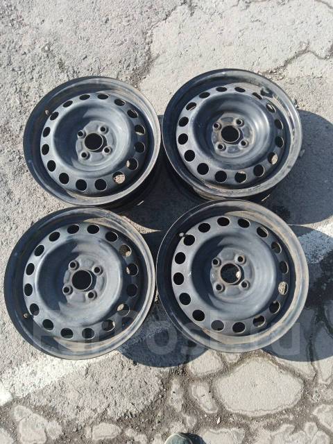 Диски на 15 комплект, Toyota, 15", 1 шт, 4x100, штампованные, 54,0 мм ...