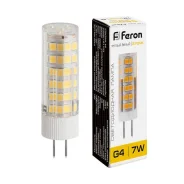 ����� ���������� 7W 220V G4 2700K ������� ������� Feron 25863 LB-433 ����