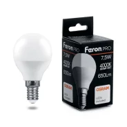 ����� ������������ ������� 7,5W 230V E14 4000K ��� OSRAM LED 38072 LB-1407 ����
