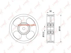 ����� �������� ���������� ����� Lynxauto PB7037 PB7037 ����