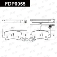 ������� ��������� �������� ������ Nissan Interstar Platform/Chassis (X62B) FAP ���. FDP0055 FDP0055 ����