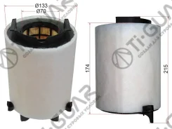 ������ ��������� /TI-GUAR ��� AUDI A3 2008, Volkswagen Jetta 2015, Passat 2006; TGA-1028; A-0128 19315290 1457433576 1F0129620 Ti-Guar A1028 ����