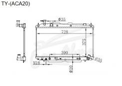  Toyota RAV 4 2000-2005 (ACA20) (1-2AZ) Tongshi PL16AT 