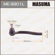 ���������� ������� ���� Masuma ME-9901L / Mazda CX7, CX9 07- LH Masuma, ����� ME9901L ����