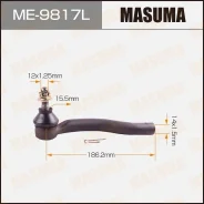 ���������� ������� ���� Masuma ME-9817L / TO Prius. ZVW30/35. Lexus. CT200H LH ME-9817L Masuma, ����� ME9817L ����