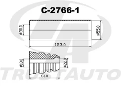 �������� �������� ������������ (TA)(RR Bootbumper) Caldina AZT241, ZZT241 (02-07)/ Corolla AXIO/Fielder NZE144 (06-)/ Corolla RUNX/Allex NZE121, ZZE12...