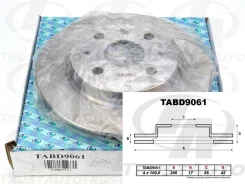 ��������� ���� (TA)(FR) bB QNC20, QNC21, QNC25 (06-)/Passo M700A (16-), ������ �������� TABD9061 ����
