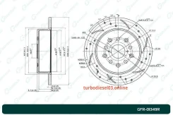 ���� ��������� ��������������� G-brake GFR-01349R ������ G-Brake GFR01349R GFR01349R ����