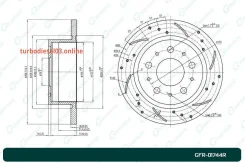 ���� ��������� ��������������� ������������� G-brake GFR-01744R ������ G-Brake GFR01744R GFR01744R ����