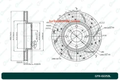 ���� ��������� ��������������� ������������� G-brake GFR-02253L ����� G-Brake GFR02253L GFR02253L ����
