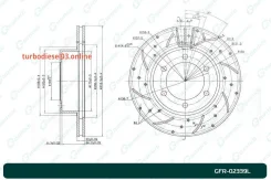 ���� ��������� ��������������� ������������� G-brake GFR-02339L ����� G-Brake GFR02339L GFR02339L ����