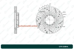 ���� ��������� ��������������� ������������� G-brake GFR-02814L ����� G-Brake GFR02814L GFR02814L ����
