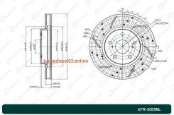 ���� ��������� ��������������� ������������� G-brake GFR-20598L ����� G-Brake GFR20598L GFR20598L ����