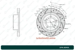 ���� ��������� ��������������� ������������� G-brake GFR-20747L ����� G-Brake GFR20747L GFR20747L ����