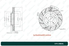 ���� ��������� ��������������� ������������� G-brake GFR-20804L ����� G-Brake GFR20804L GFR20804L ����