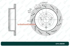 ���� ��������� ��������������� ������������� G-brake GFR-21833R ������ G-Brake GFR21833R GFR21833R ����