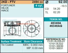 ������� ��������� Teikin 46348AG STD 4��/���� Teikin 46348Agstd 46348AGSTD ����