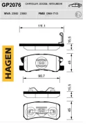 ������� ������ Chrysler Sebring 07-10 GP2076 Sangsin Brake GP2076 GP2076 ����