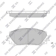 ������� ��������� Toyota Yaris 06- (������) ��� ��� �������� SP1377 Sangsin Brake SP1377 SP1377 ����