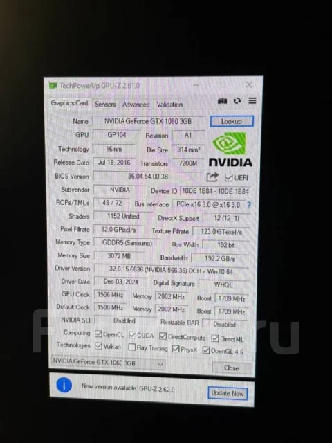 GeForce GTX 1060 ����