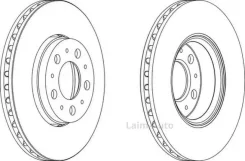 ���� ����. ������. [286x26] 5 ���. Volvo S60/S80 (15 wheels) DDF1163C ����