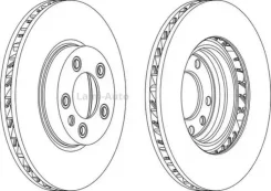 ���� ����. ���. [330x32] 5 ���. R Porsche Cayenne (R17) 02-, VW Touareg 02- DDF1591RC1 ����