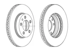 ���� ����. ���. [330x32] 5 ���. L Porsche Cayenne (R17) 02-, VW Touareg 02- DDF1591LC1 ����