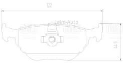 ������� ����. ��� �/� BMW 5 (E39) (95-) ����. ���. (PF 2227) PF2227 ����