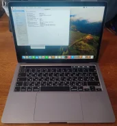 Apple MacBook Pro 13 2020. 13.3", 1,4����, ��� 8 ��, ���� 250���, WiFi: 1, Bluetooth: 1, ����������� �� 5��. ����
