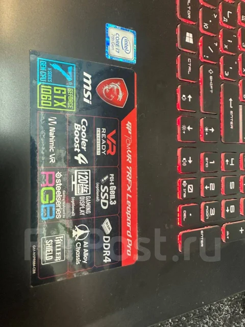 MSI GP72MVR. 17.3", 2,8����, ��� 16 ��, ���� 250���, WiFi: 1, Bluetooth: 1, ����������� �� 2��. ����