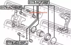 ����������� �������� ���������� ��������� (�� ��� �������), ����� ����/��� Febest 0175NCP100F 0175NCP100F ����