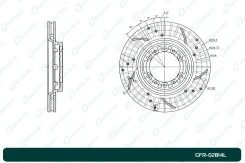 ���� ��������� ��������������� ������������� G-brake GFR-02814L ����� G-Brake GFR02814L GFR02814L ����