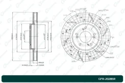 ���� ��������� ��������������� ������������� G-brake GFR-20285R ������ G-Brake GFR20285R GFR20285R ����
