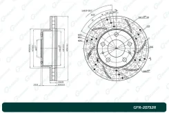 ���� ��������� ��������������� ������������� G-brake GFR-20732R ������ G-Brake GFR20732R GFR20732R ����