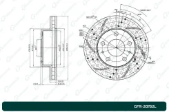 ���� ��������� ��������������� ������������� G-brake GFR-20732L ����� G-Brake GFR20732L GFR20732L ����