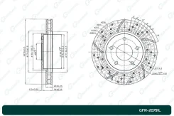 ���� ��������� ��������������� ������������� G-brake GFR-20791L ����� G-Brake GFR20791L GFR20791L ����