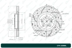 ���� ��������� ��������������� ������������� G-brake GFR-20989L ����� G-Brake GFR20989L GFR20989L ����