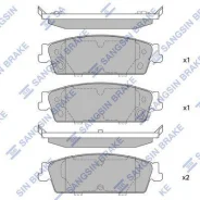 ������� ��������� ��������, ������ Sangsin Brake SP1563 SP1563 ����