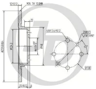 ���� ��������� �������� DF4381 (259x12) 4 ��� JD JBD0020 JBD0020 ����