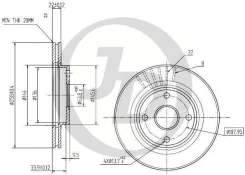���� ��������� �������� DF4036 (258x22) 4 ��� JD JBD0014 JBD0014 ����