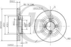 ���� ��������� �������� DF4521 (255x25) 4 ��� JD JBD0069 JBD0069 ����