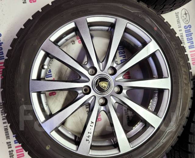 Диски Manaray Sport R17 7.0 +55 5х114.3 + шины Dunlop 215/55R17 (ЗИМА ...