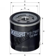 ������ �������� (A3, Q3, Octavia3, Golf7, Jetta6) Hengst H317W01 ������ 04E115561H(B) H317W01 ����