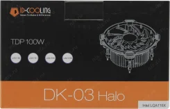 ����� CPU LGA115x/1200 ID-Cooling DK-03 Halo 3*Pin, 100W, 1600��/���, 26.4��, ��������� ����