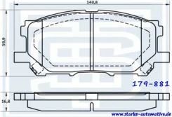 ������� ��������� Lexus RX300, RX330, RX350 2003-2008, RX400H 2005-2008 �������� 04465-48080, 04465-48100, 04465-48110, 04465-0W070, PF1497 179881 ���...