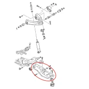 ����� �������� Mazda Bongo/ Nissan Vanette 99-17 ����� ������ 2WD ����������� 54501HA002 ����